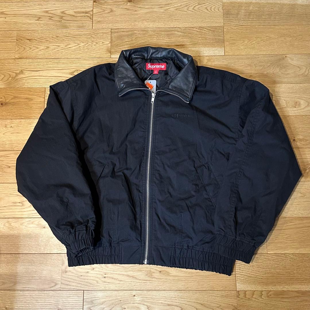 ジャケット・アウター Supreme Leather Collar Utility Jacket S