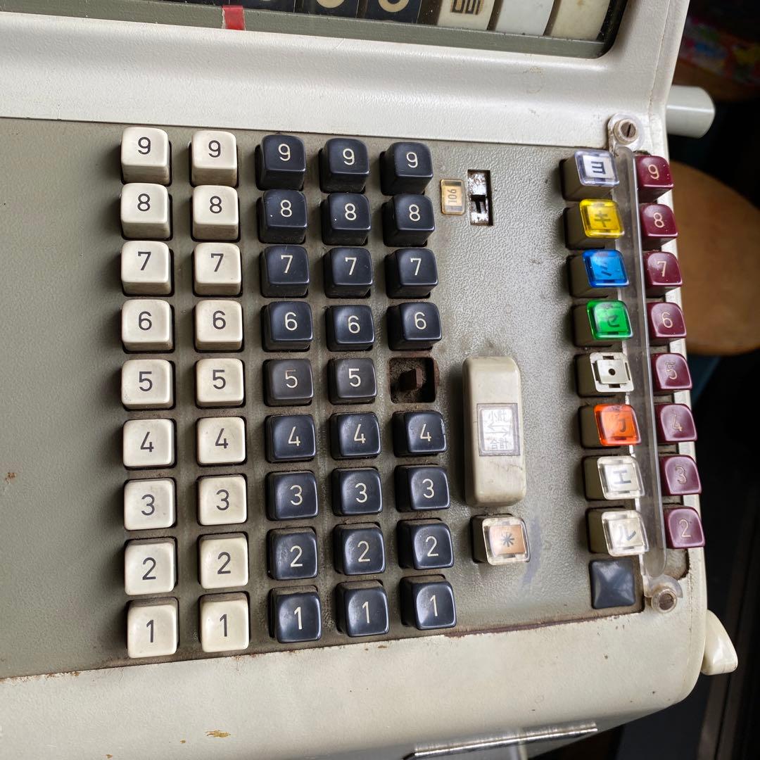 古道具　昭和レトロ　レジスター　アンティーク