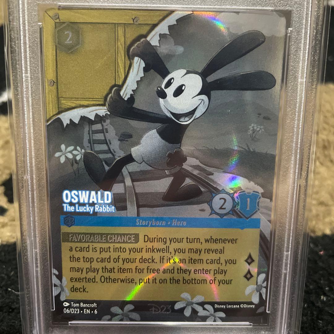 PSA10 Disney ディズニー ロルカナ ミッキー D23 オズワルド