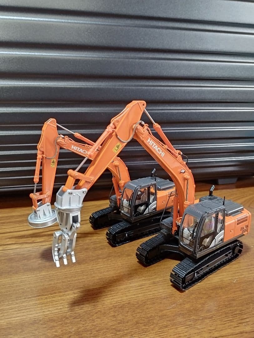 日立 ミニチュア掘削機セット オレンジ