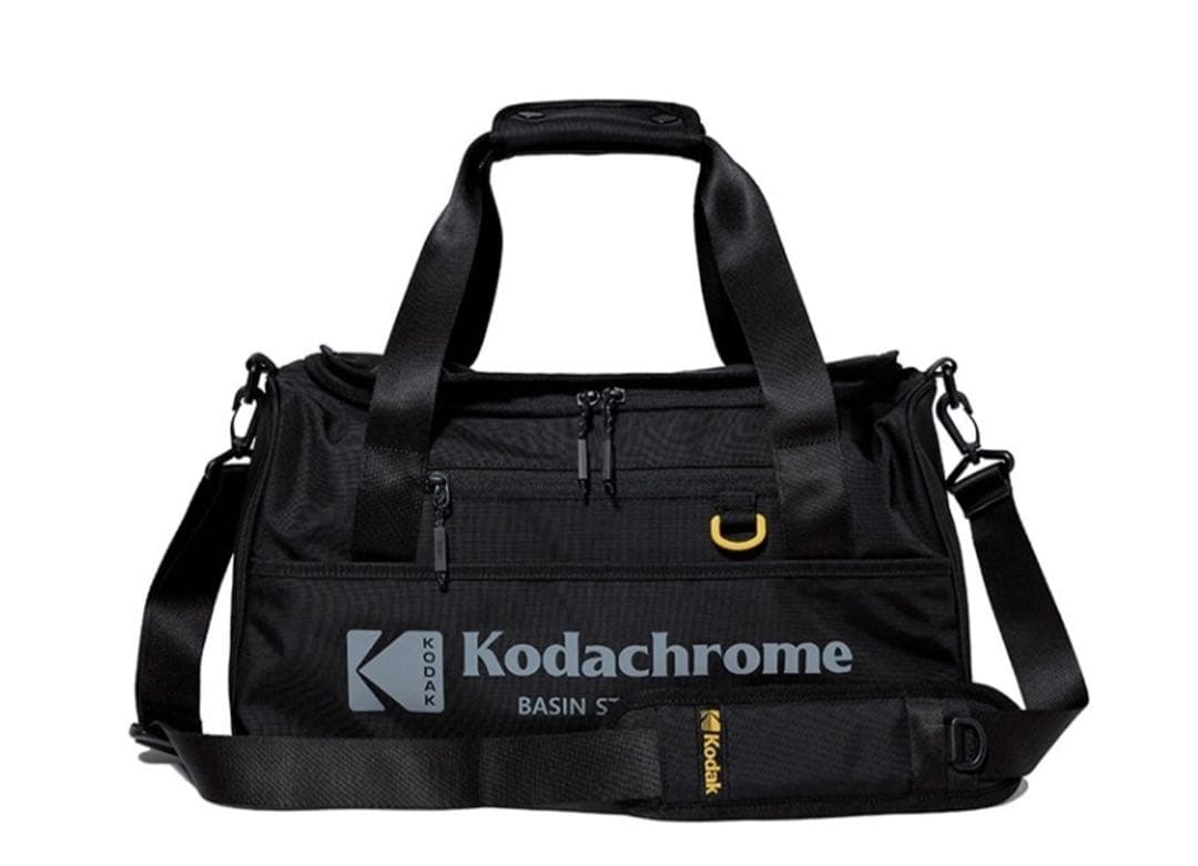 【新品未使用】KODAKアパレル ミディアムボストンバッグ 黒