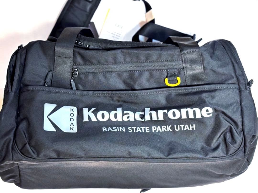 【新品未使用】KODAKアパレル ミディアムボストンバッグ 黒