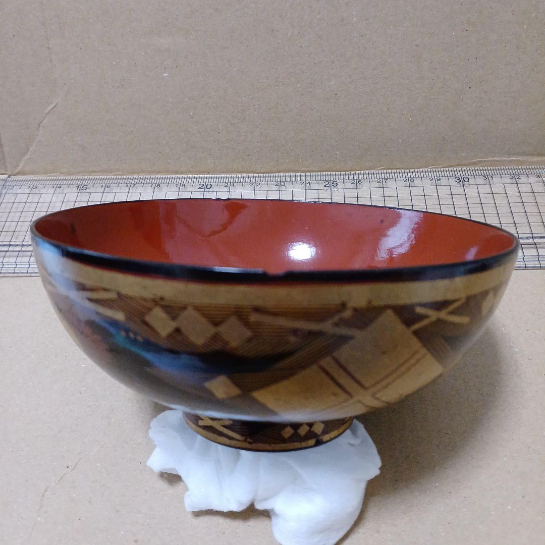 江戸時代の秀衝塗　椀