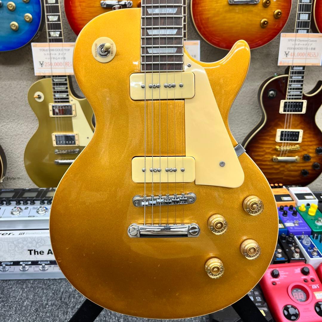 【11414】 Bacchus GOLD TOP P90 レスポールタイプ