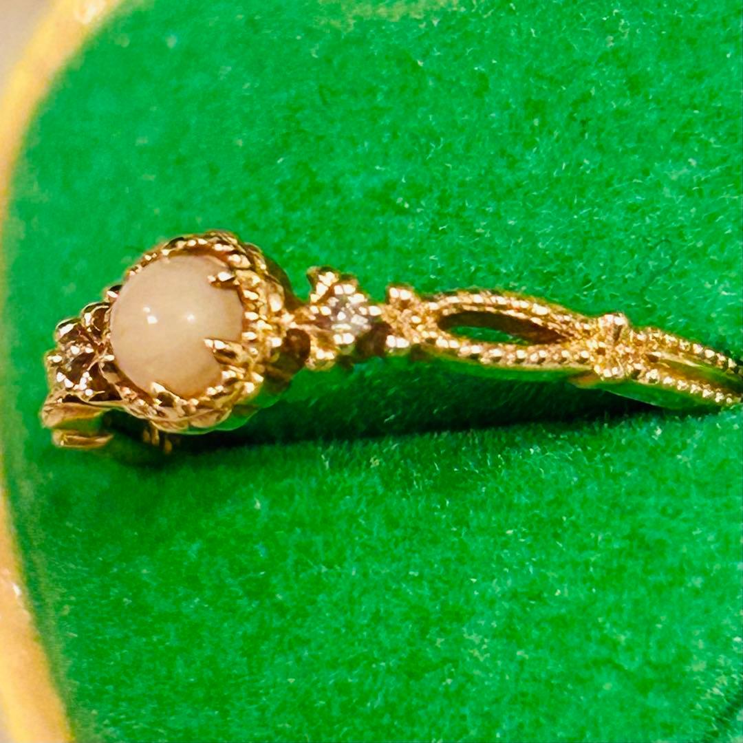 ノジェス　ピンキーリング　さんご　珊瑚　K10