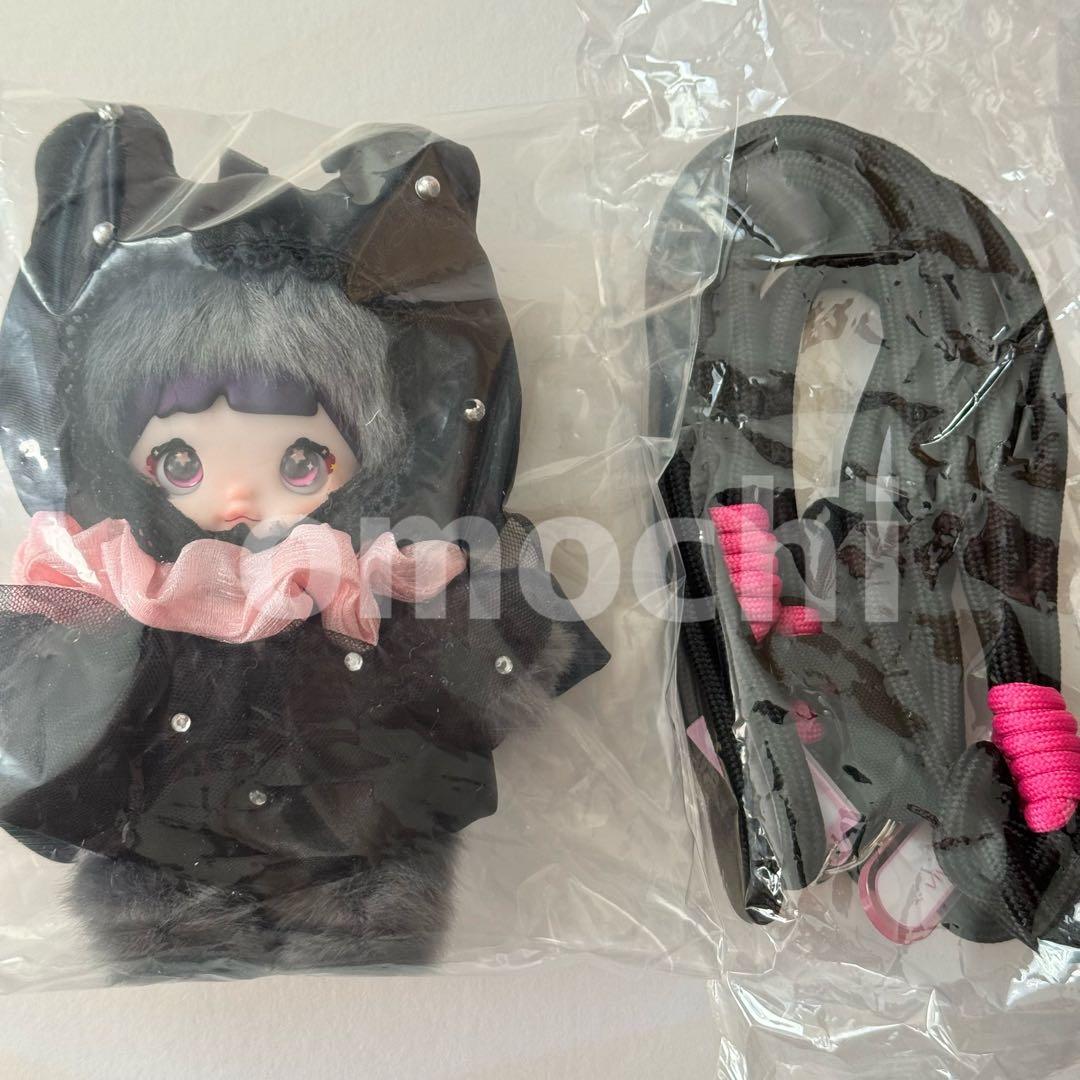 Nommi VIVO 黒 スマホコラボ ストラップ 深空 ぬいぐるみ