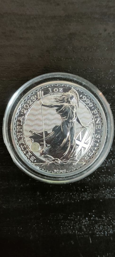 1オンス ブリタニア銀貨 2023年 額面2ポンド