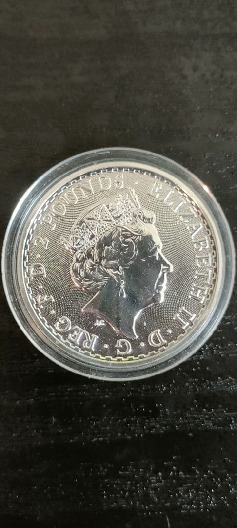 1オンス ブリタニア銀貨 2023年 額面2ポンド