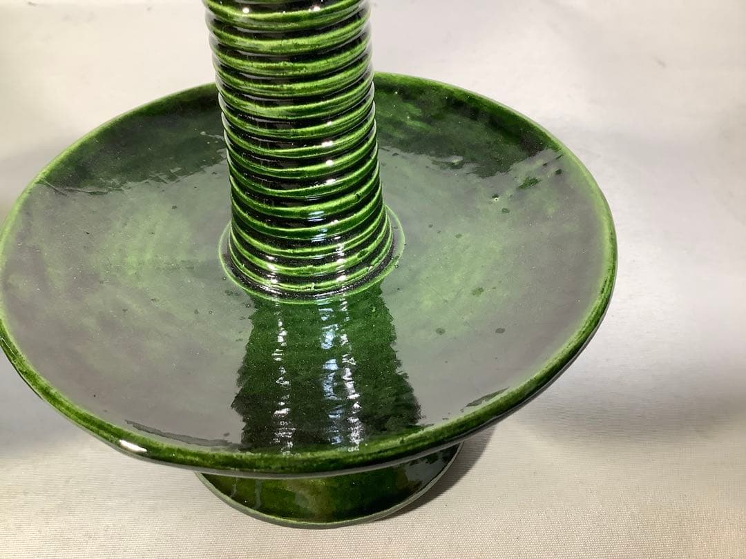 夜咄　燭台　一対　茶道具　送料無料