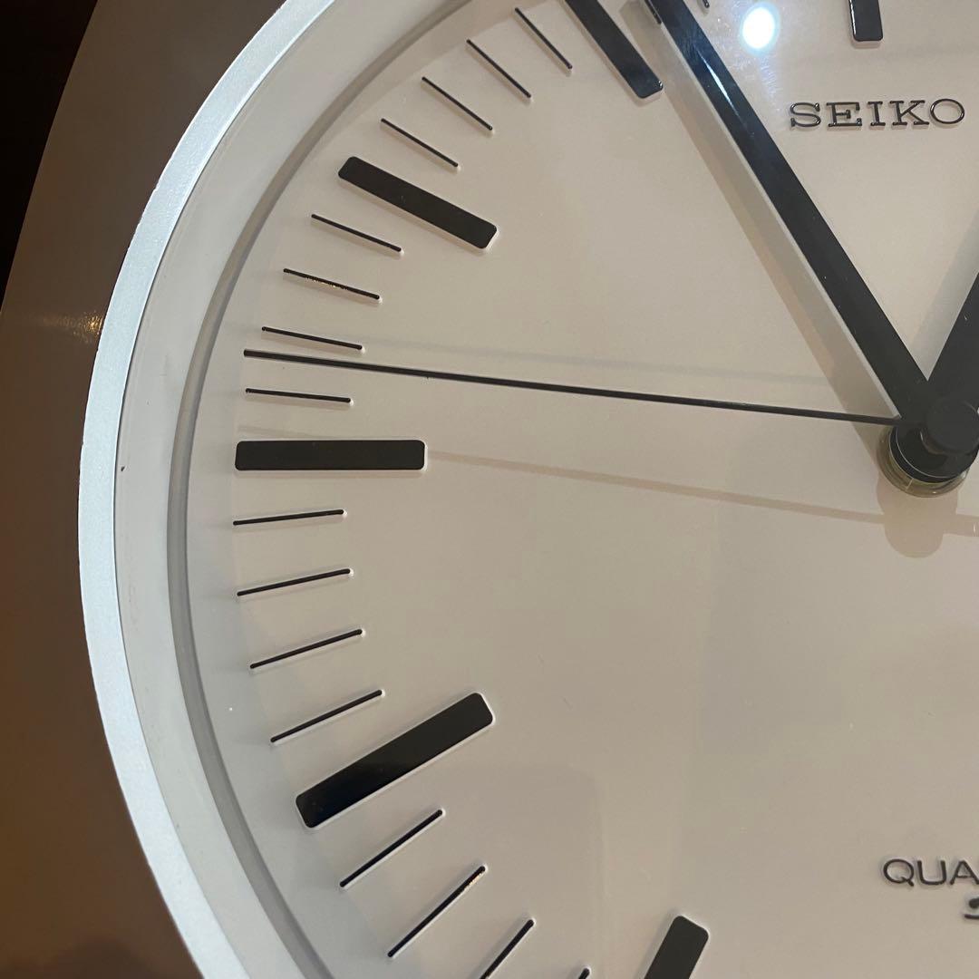 SEIKO リペイント　壁掛時計 ミッドセンチュリー　昭和レトロ　シルバー
