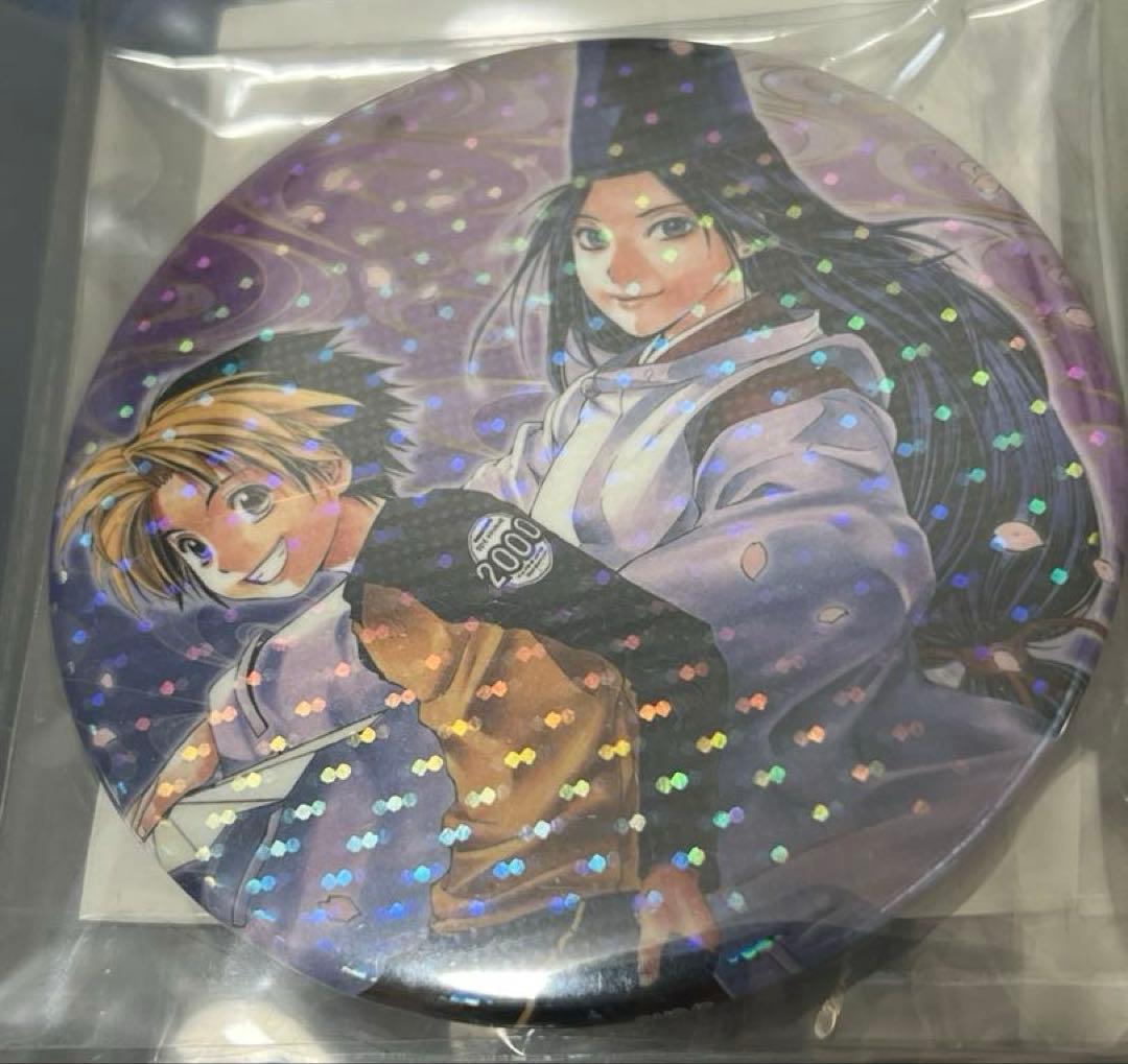 ヒカルの碁　小畑健展　コレクション缶バッジ　ヒカル&佐為