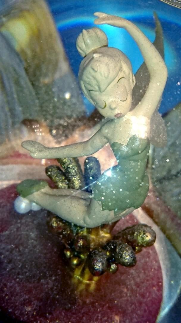 希少　ディズニー　ティンカーベル 大型スノーグローブ　ピーターパン