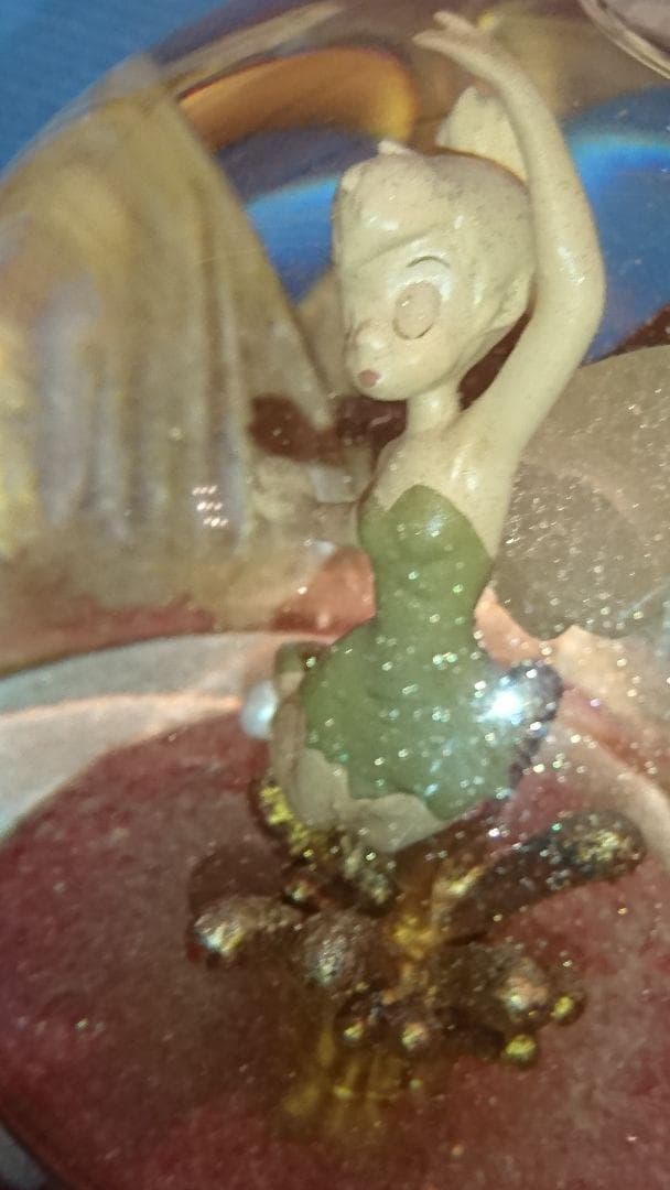 希少　ディズニー　ティンカーベル 大型スノーグローブ　ピーターパン