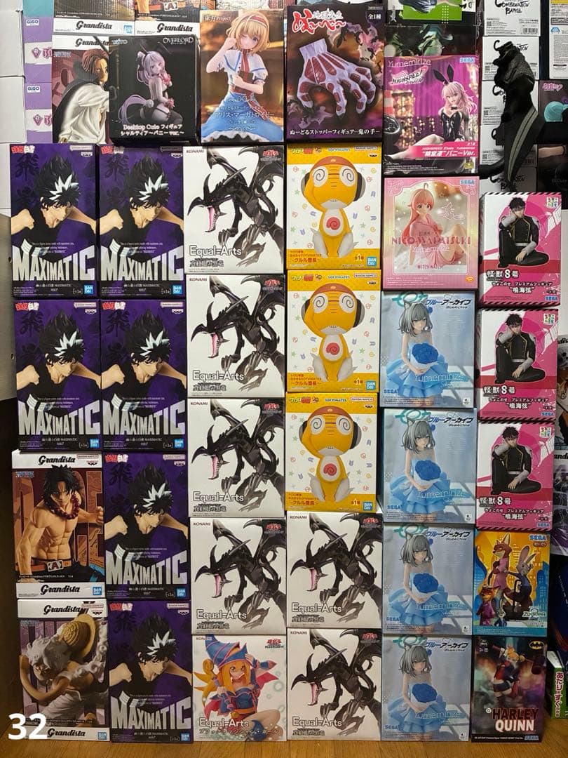 特価 最新 プライズフィギュア 57個 まとめ売り【ワンピ、幽遊白書、遊戯王】