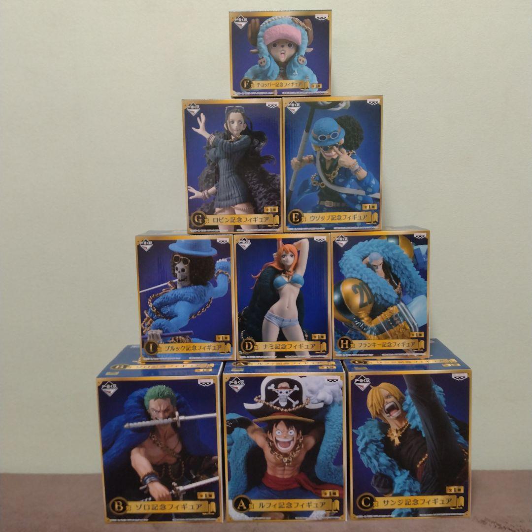一番くじ　ワンピース　20th　フィギュア 色紙