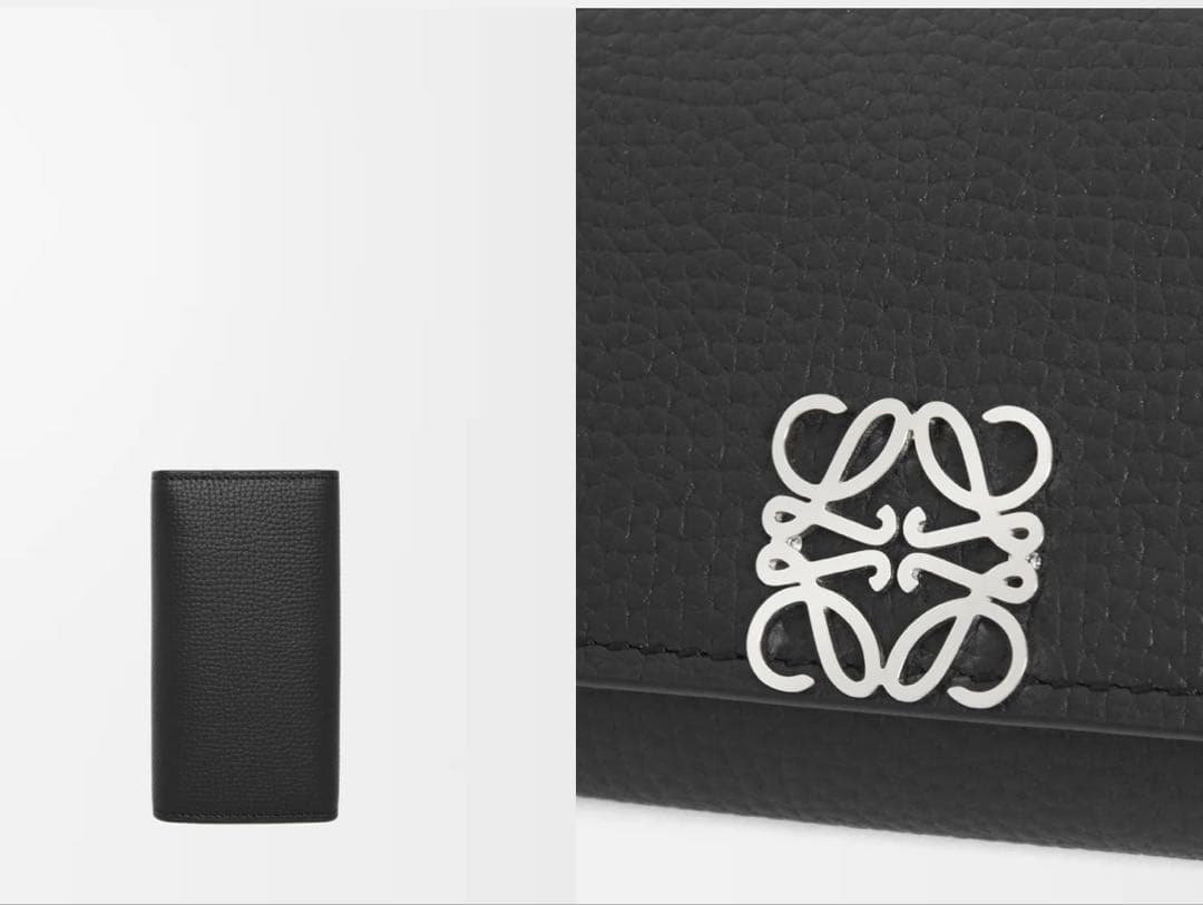 LOEWE アナグラム キーケース ペブルグレインカーフ 確実正規品 ロエベ