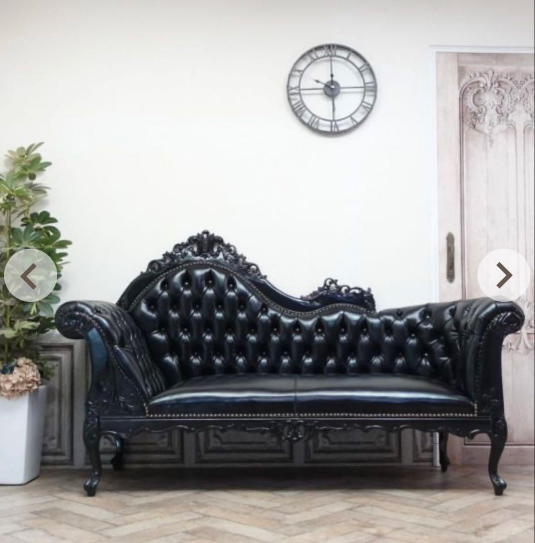 ロココ調　アンティークソファ　猫脚　ゴシック