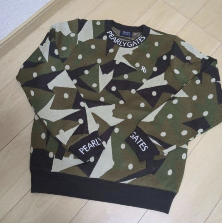 ★美品★PEARLY GATES　カシミアタッチプルオーバー二点セット サイズ1