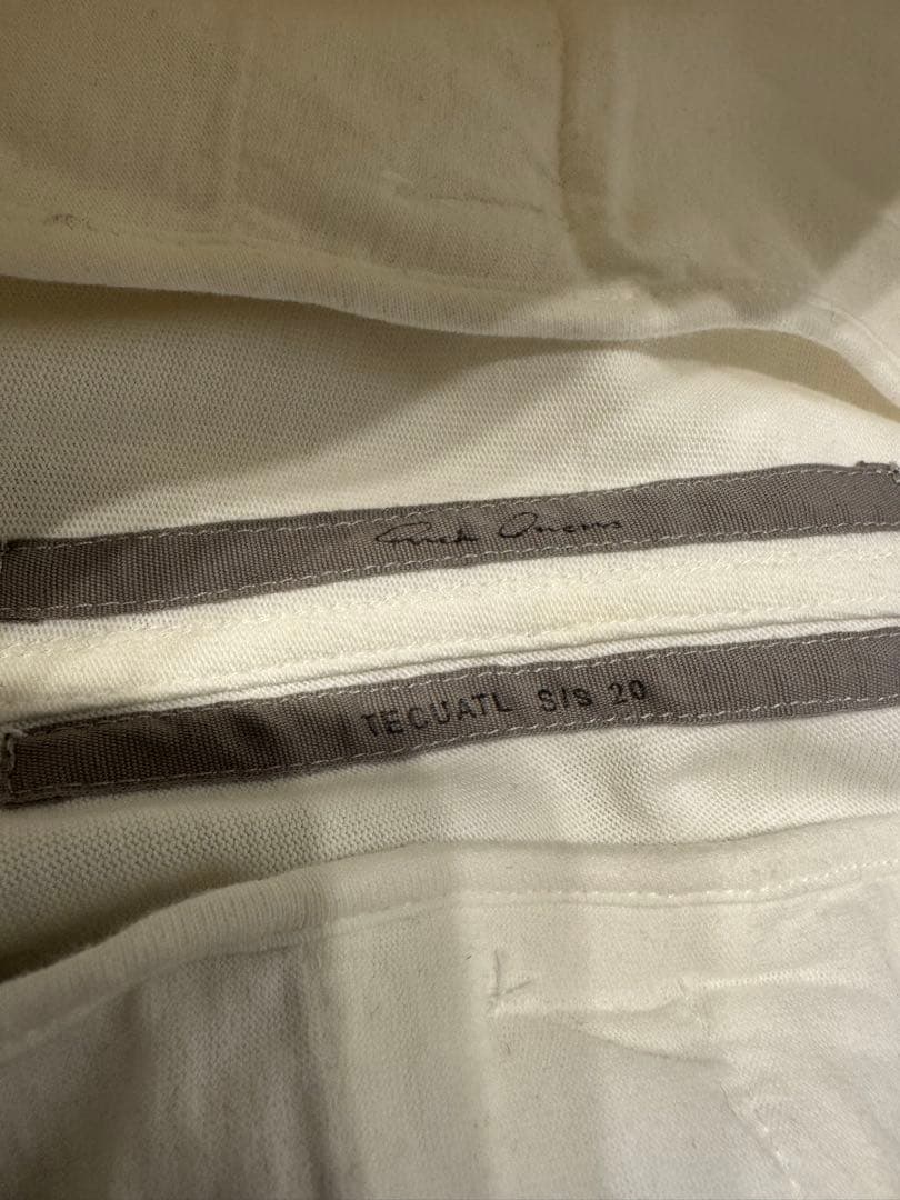 rick owens サイドジップ トラックパンツ