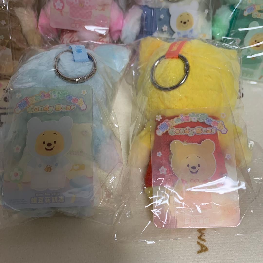トップトイ くまのプーさん 6点　キャンディーベアシリーズ