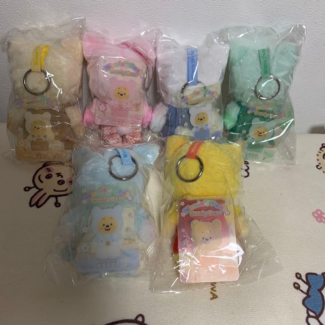 トップトイ くまのプーさん 6点　キャンディーベアシリーズ