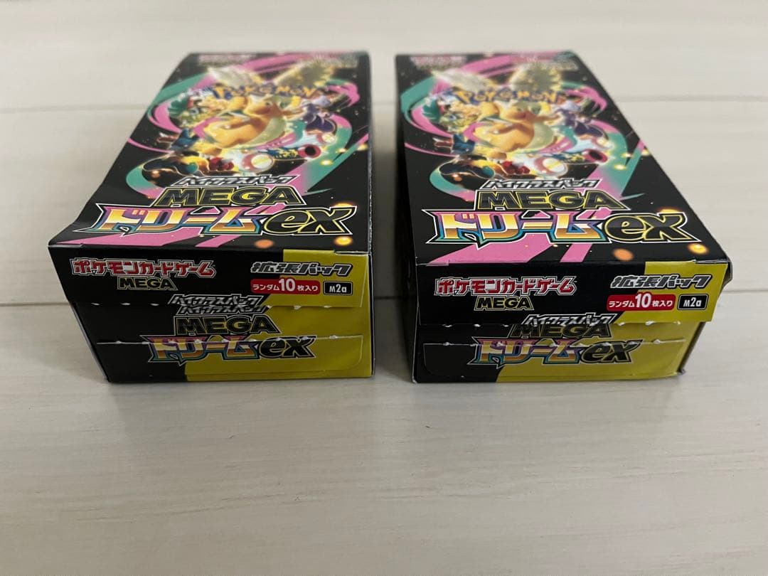 【封入率一致】メガドリームex 2box ポケモンカード　そのまま状態　箱付き
