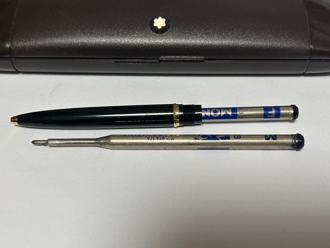 (美品)1970年代MONT BLANC ボールペン 、シャーペンシル黒