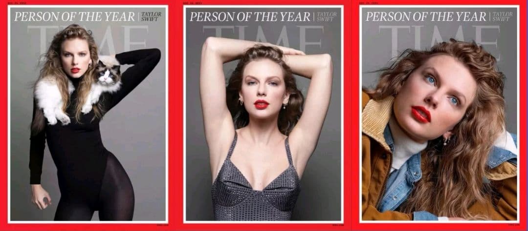 TIME誌恒例の2023年「今年の顔」表紙3デザイン　TIMEポスター