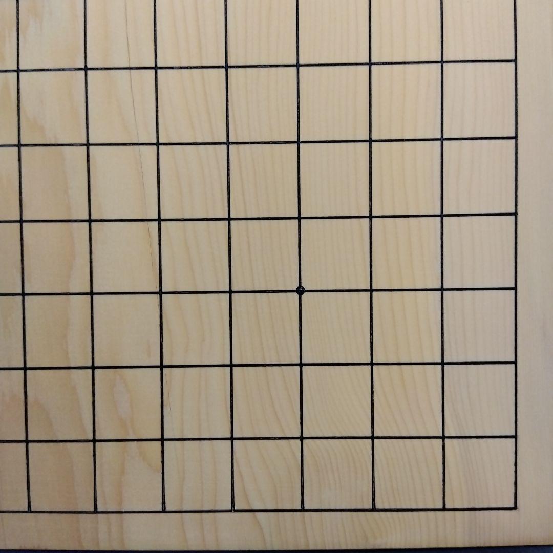 【国産　本榧　4寸碁盤　木表　脚なし】