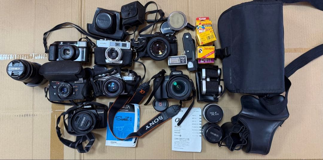 フィルムカメラセット Sony Minolta Konica