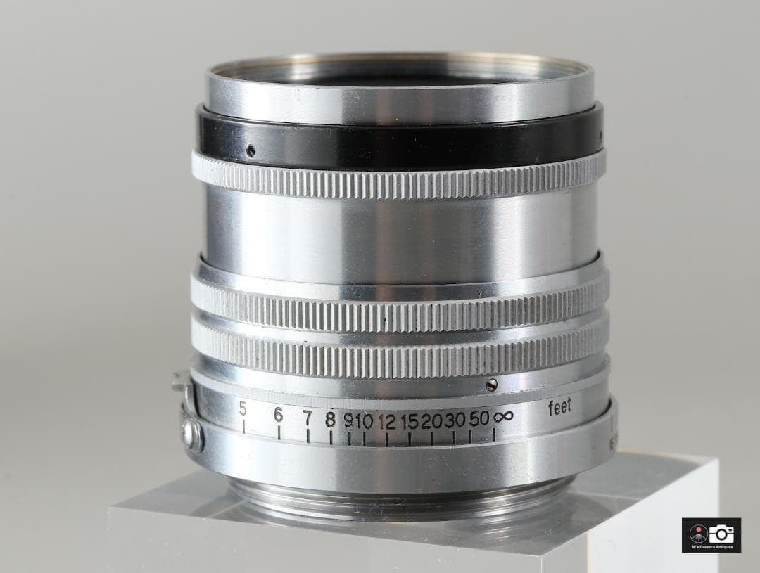 美品Nikkor H C 5ｃm F/2 黒帯ライカＬ３９レンズ整備済２