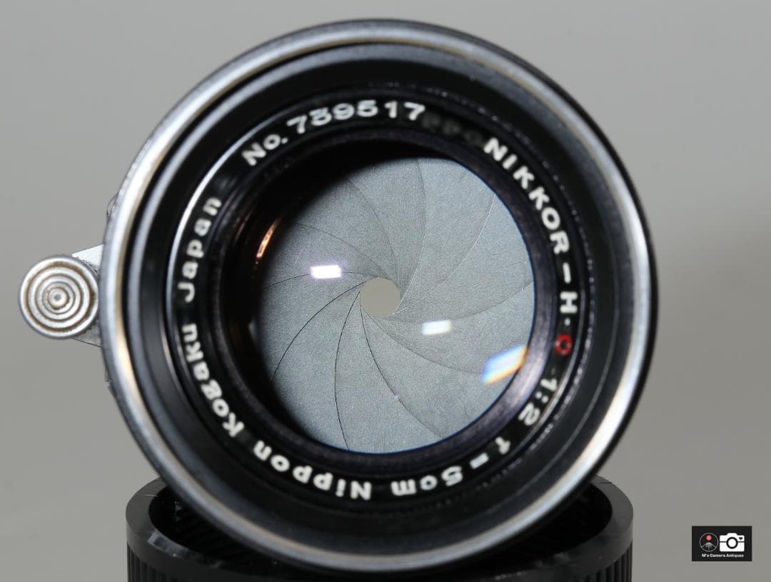 美品Nikkor H C 5ｃm F/2 黒帯ライカＬ３９レンズ整備済２