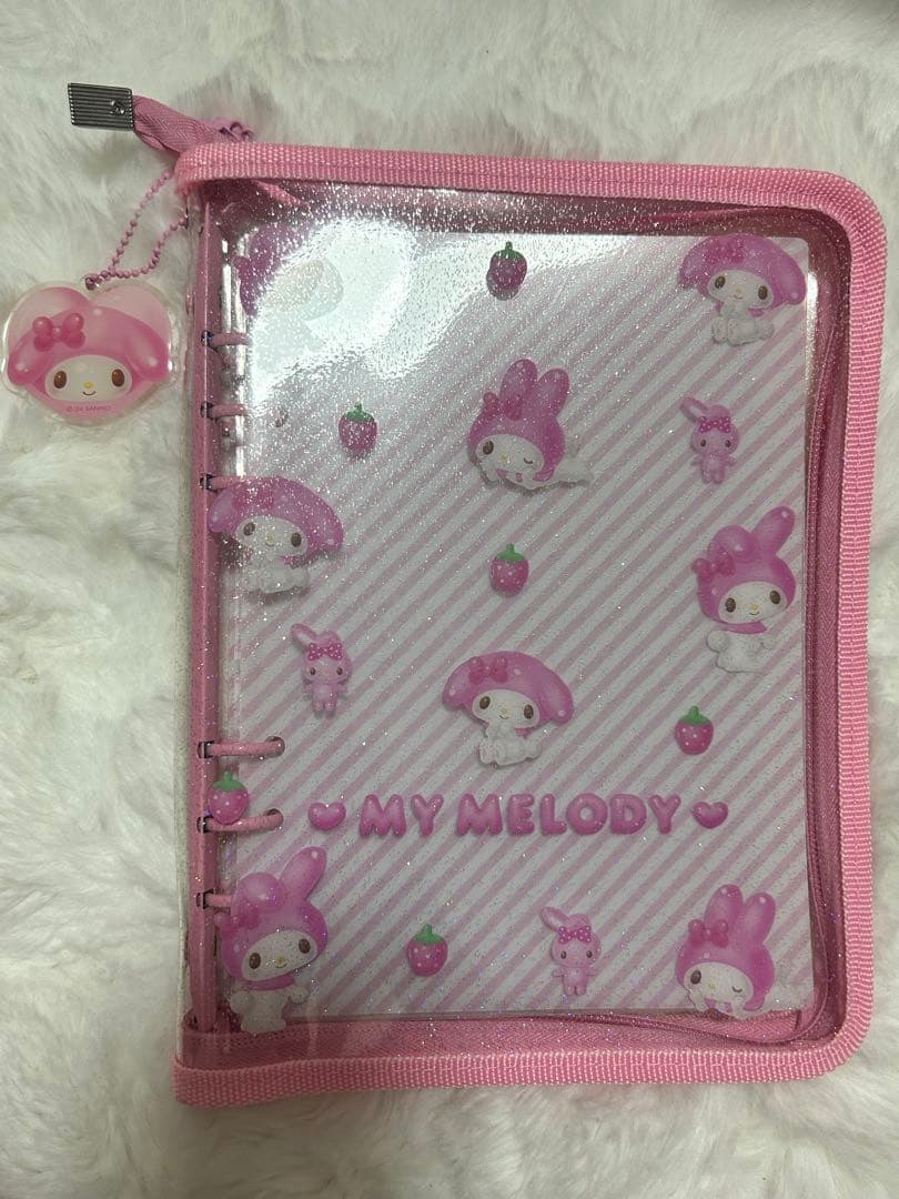 サンリオ マイメロディ マイメロ ファイル クリアバインダー カードケース