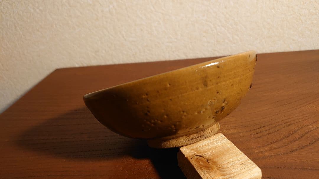 黄瀬戸　抹茶碗　菓子鉢　蔵出し　アンティーク抹茶碗　瀬戸焼　１客