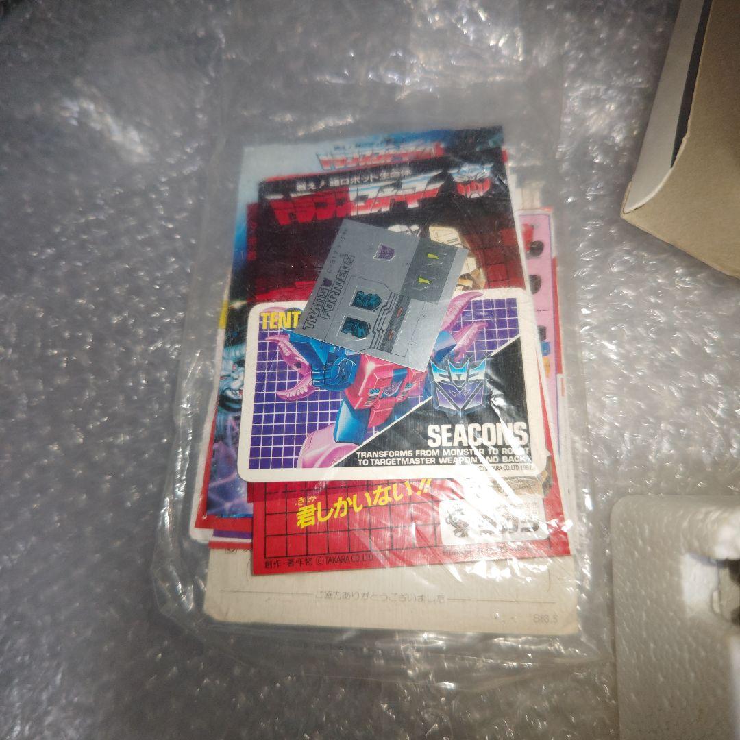 タカラ　トランスフォーマー　シーコンズ　D-317　テンタキル　シール未使用