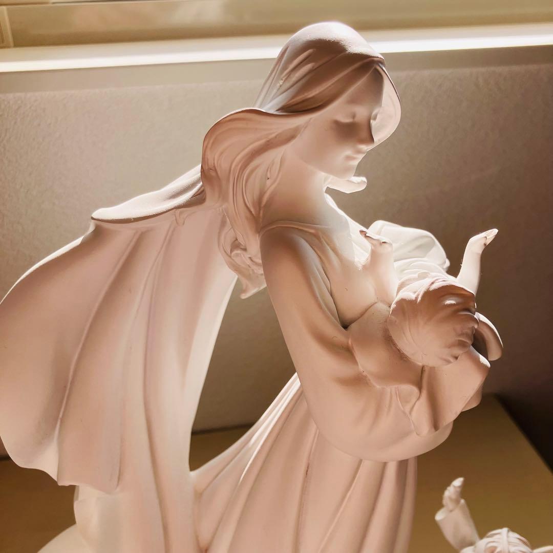 愛に満ちた聖母子像☆天使 置物＊天使雑貨＊エンジェル雑貨　置物