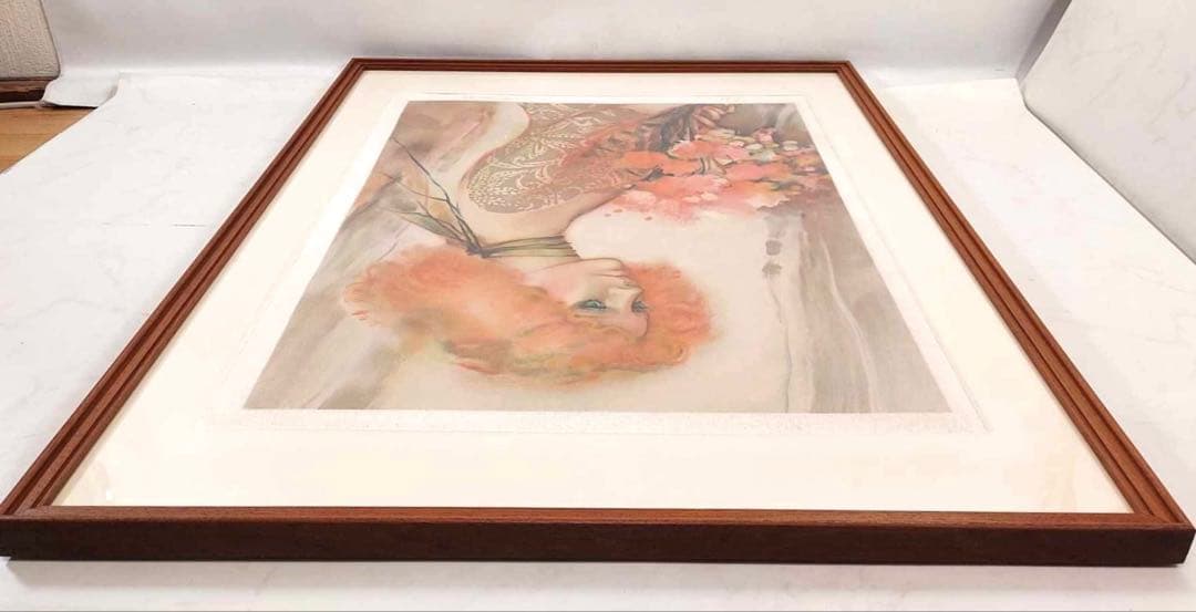 今井幸子 リトグラフ 肖像画 人物画 絵画