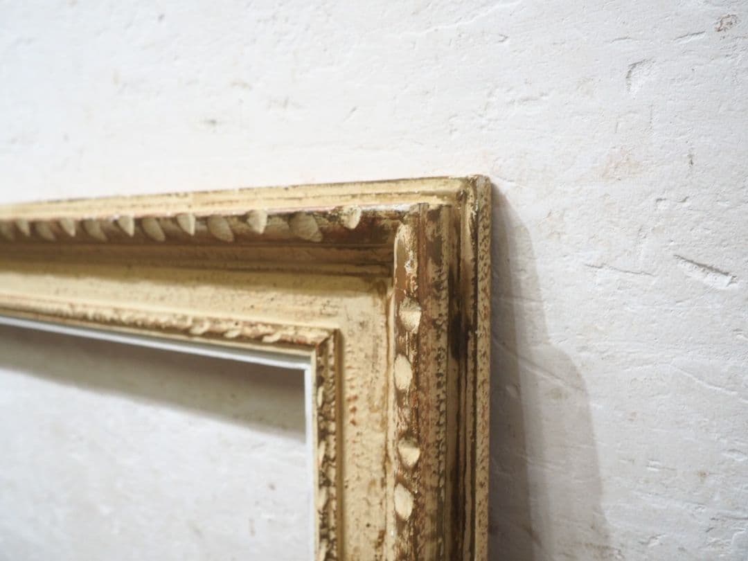 1247 レトロな額縁　F15　アートフレーム　油彩　水彩　画材　ビンテージ