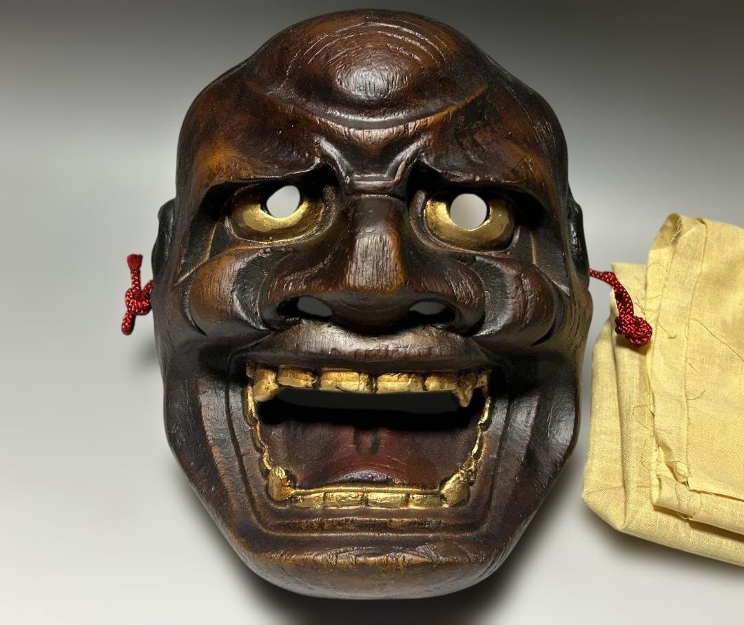 津田清峯 伝統面　能面 石橋 獅子口　連獅子　猿飛出　鬼面　泥虎 神楽面