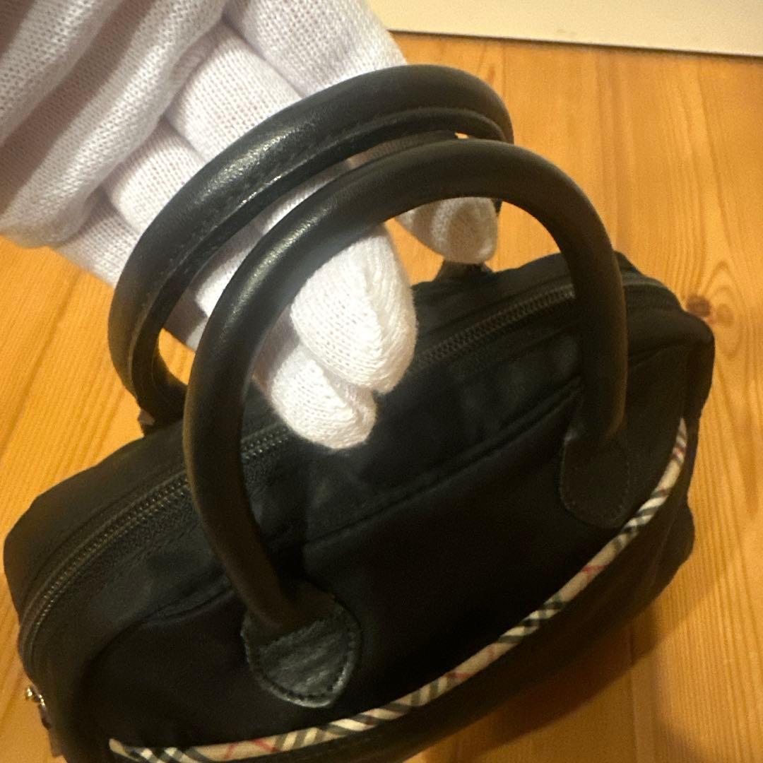 希少!BURBERRY GOLFバーバリー ノバチェック ミニボストン バッグ