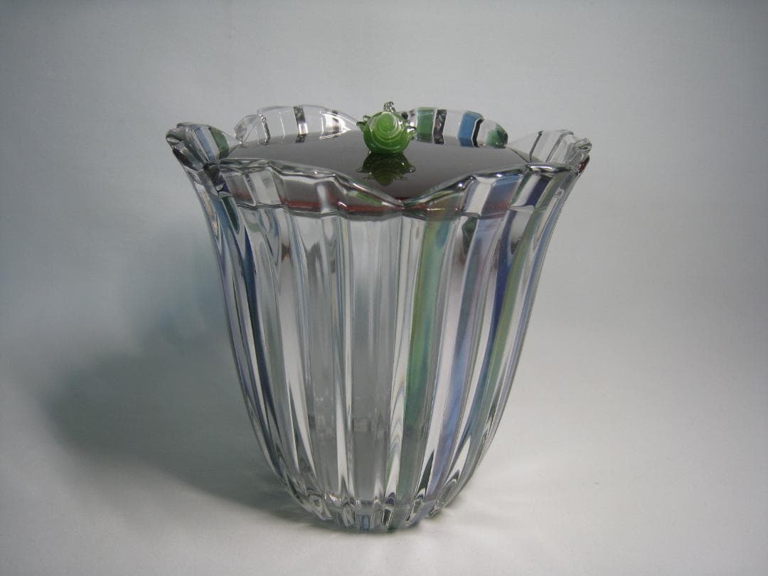 ガラス製水指　　義山水指