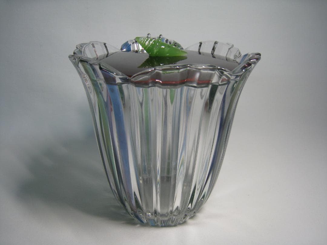 ガラス製水指　　義山水指