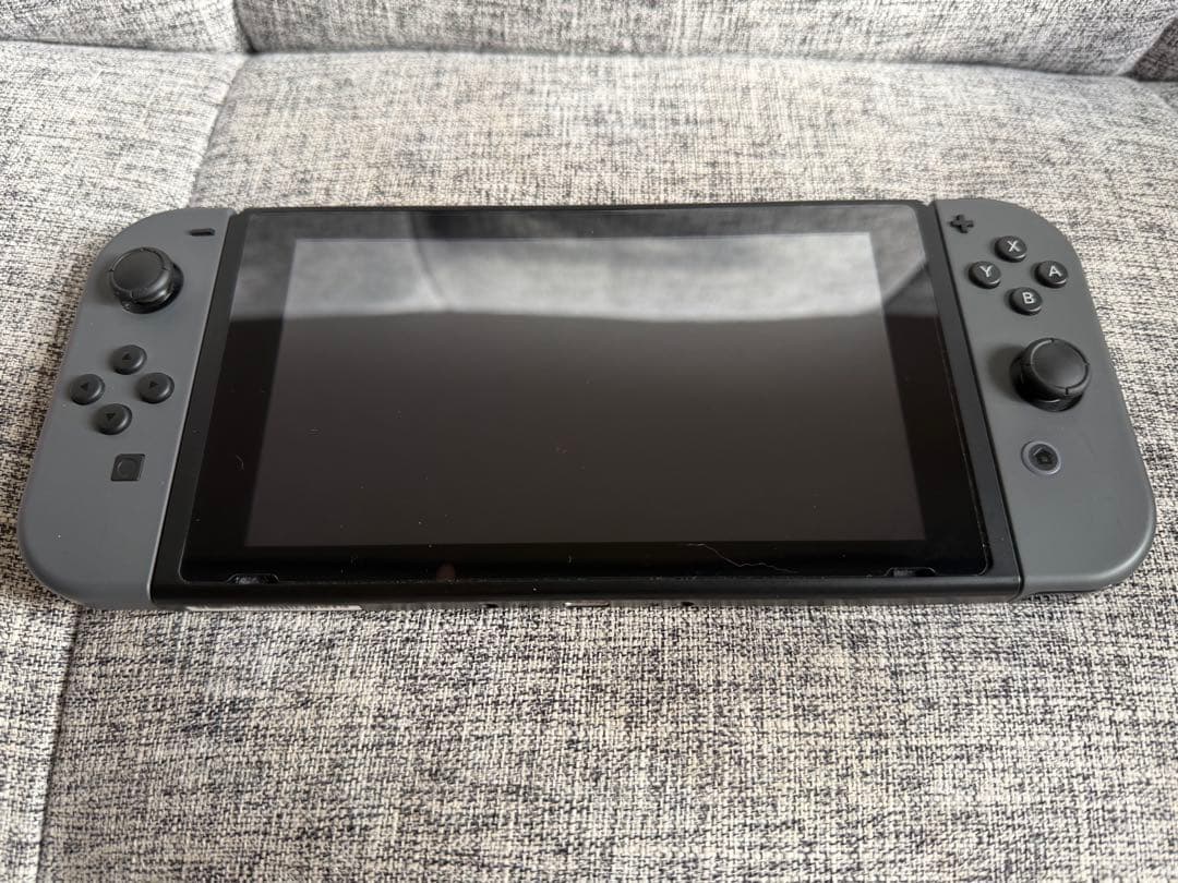 Nintendo Switch 本体 グレー　動作良好　初期化済み　充電器なし