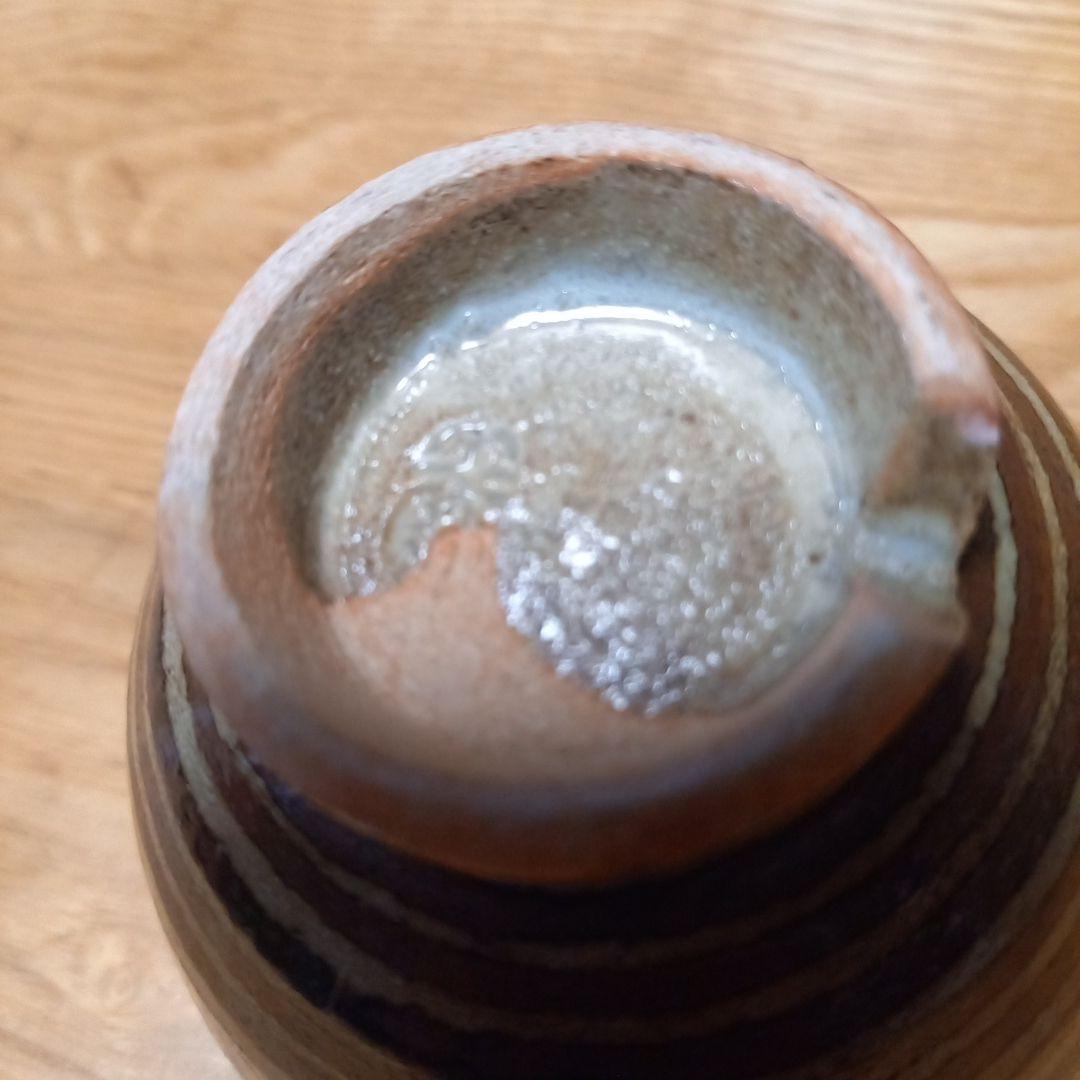 人間国宝　加藤土師萌先生　湯呑茶碗　美術骨董品　共箱識箱無し　陶印有り　象嵌