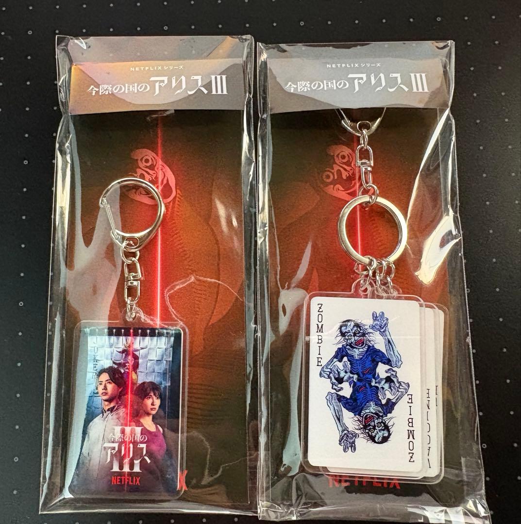 今際の国のアリス III アクリルキーホルダー 全3種類 ステッカーセット