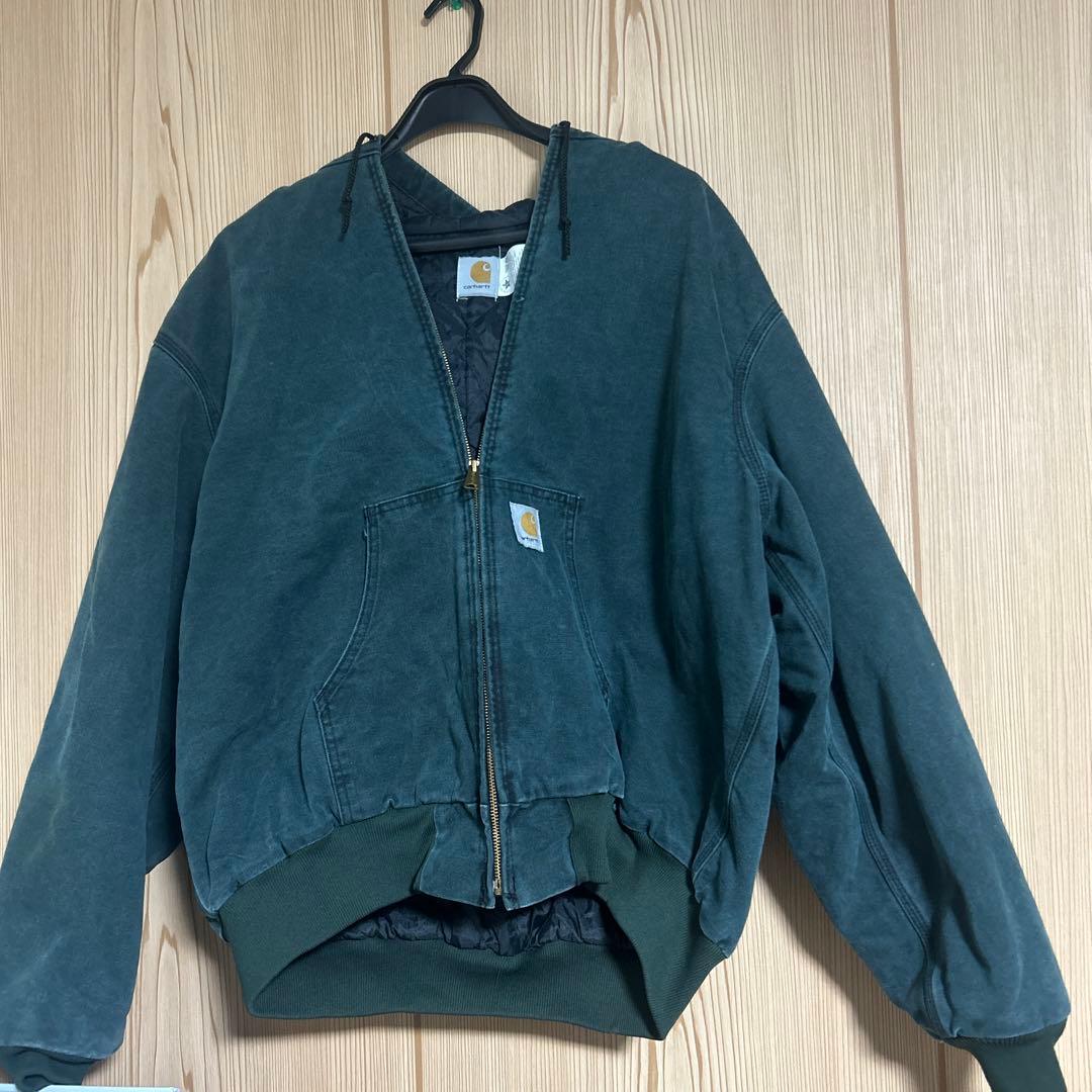 Carhartt アクティブジャケットXX-Large ダークグリーン星タグ付