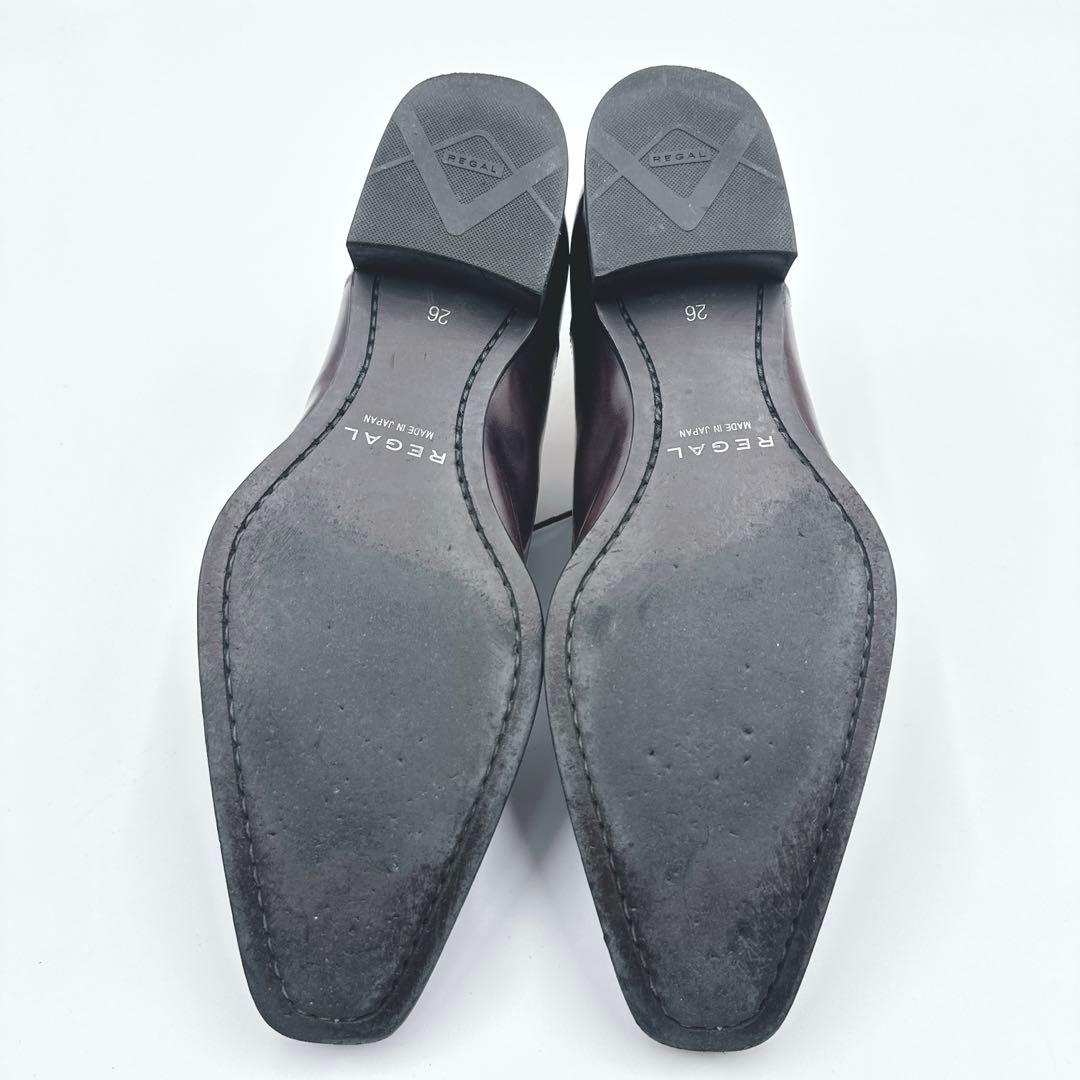 REGAL ストレートチップ 911R ビジネスシューズ 内羽根 ブラウン 26