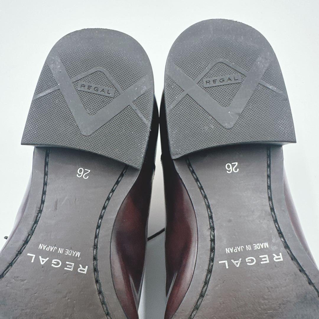 REGAL ストレートチップ 911R ビジネスシューズ 内羽根 ブラウン 26