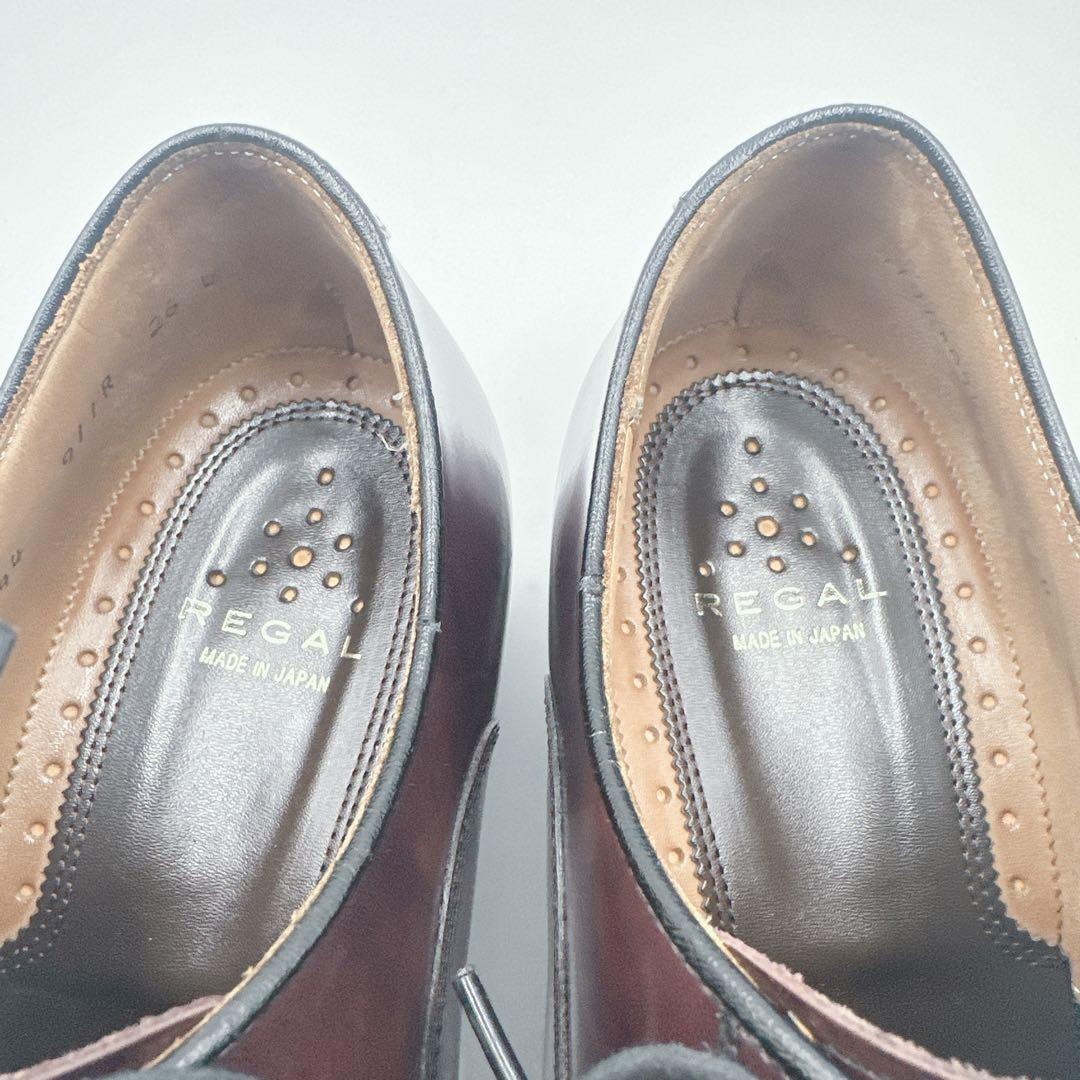 REGAL ストレートチップ 911R ビジネスシューズ 内羽根 ブラウン 26