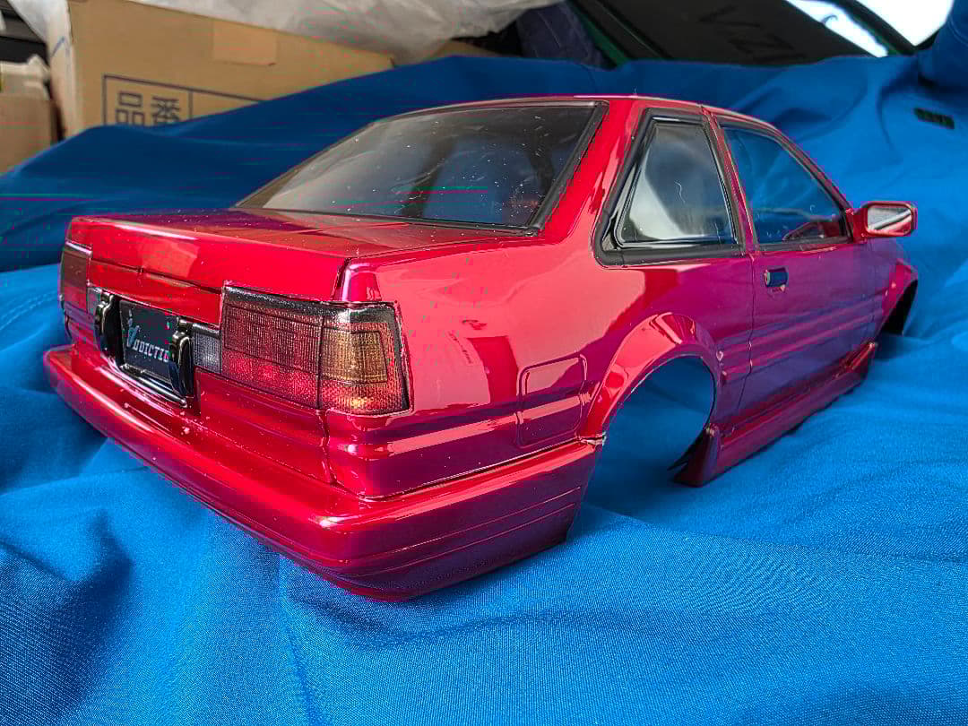 アディクション　AE86トレノ　２ドア　制作済ラジコンホディ